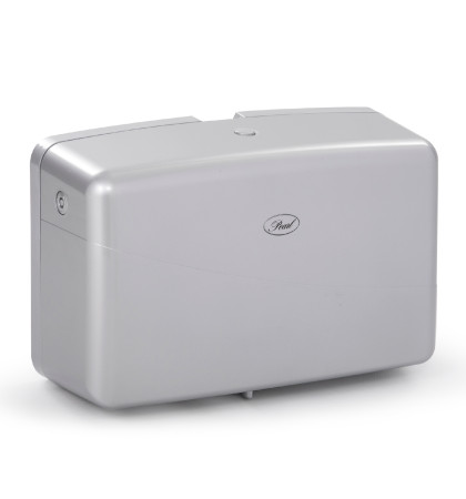 TTH-JTR-021 - PEARL JTR TWIN TOILET ROLL DISPENSER - PLATINUM